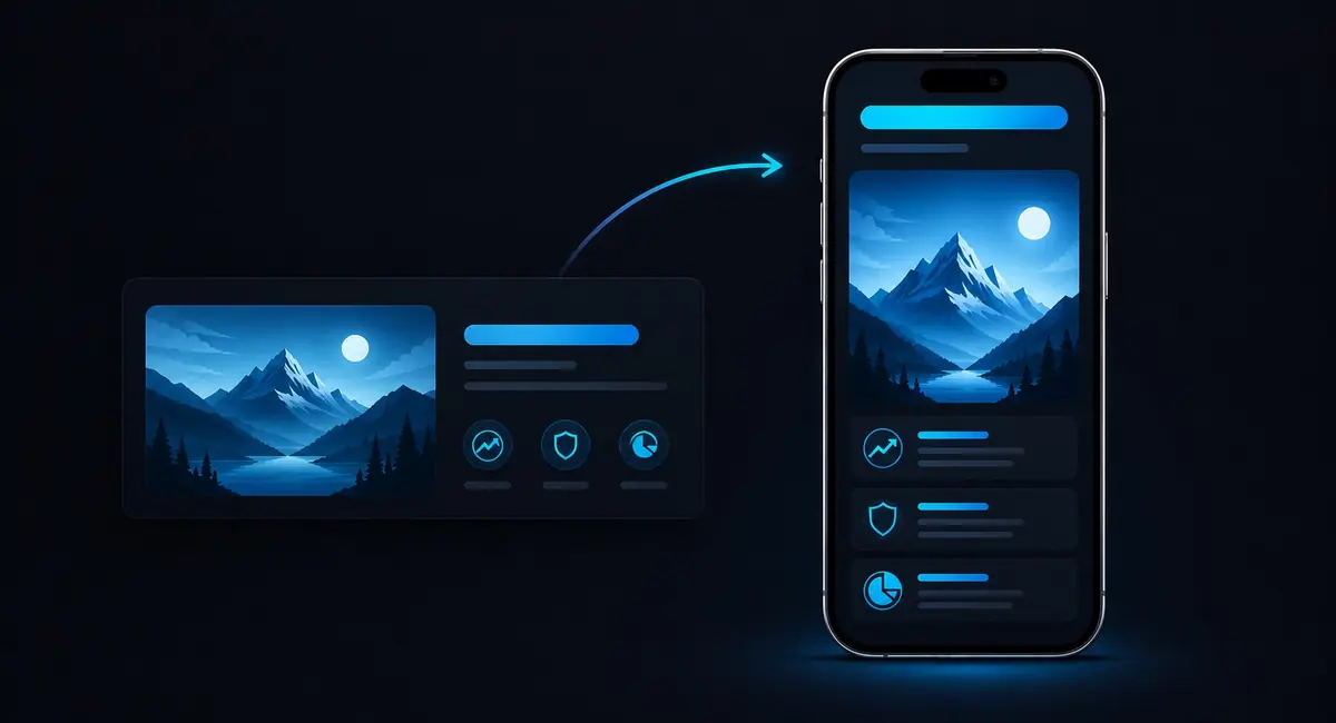 How to make vertical slides for a mobile presentation